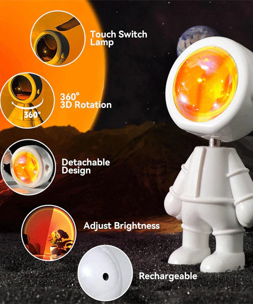 Astronaut Sunset Lamp